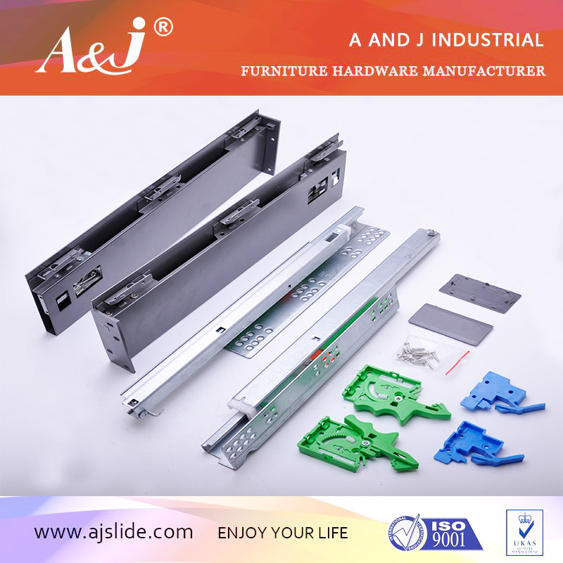 Aluminium series tandem box drawer slide
