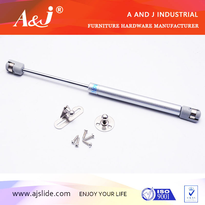 Lockable gas spring for furniture