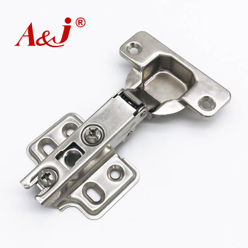 Two section force without hydraulic rod kitchen door hinges